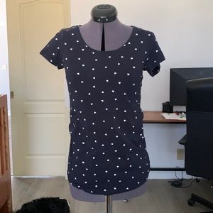 Navy H&M maternity shirt size medium